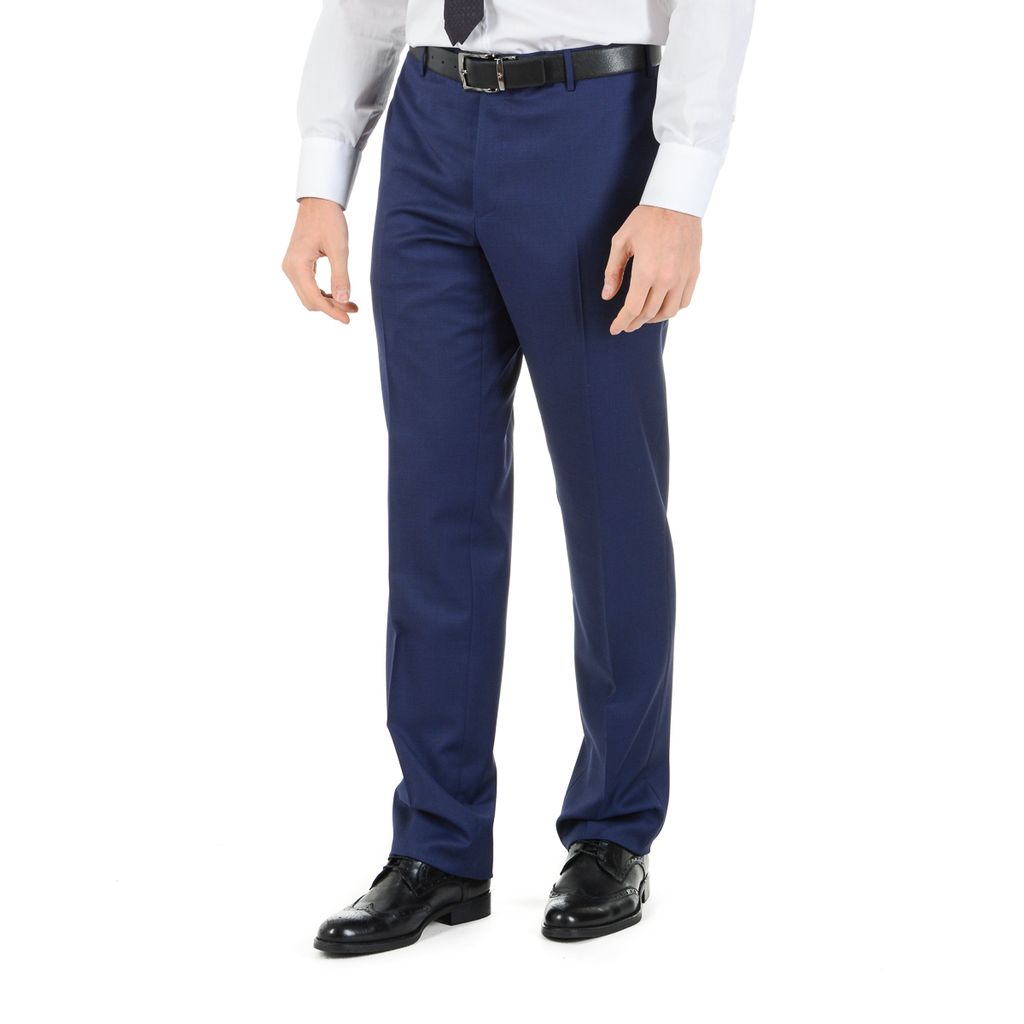 Corneliani Mens Suit Long Sleeves Blue Super 130's