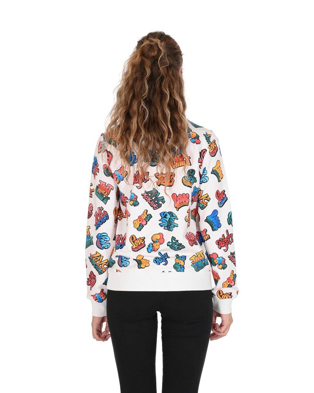 Sudadera para mujer Love Moschino W 6 302 00 E 2373 0004 GRAFFITI F.PANN