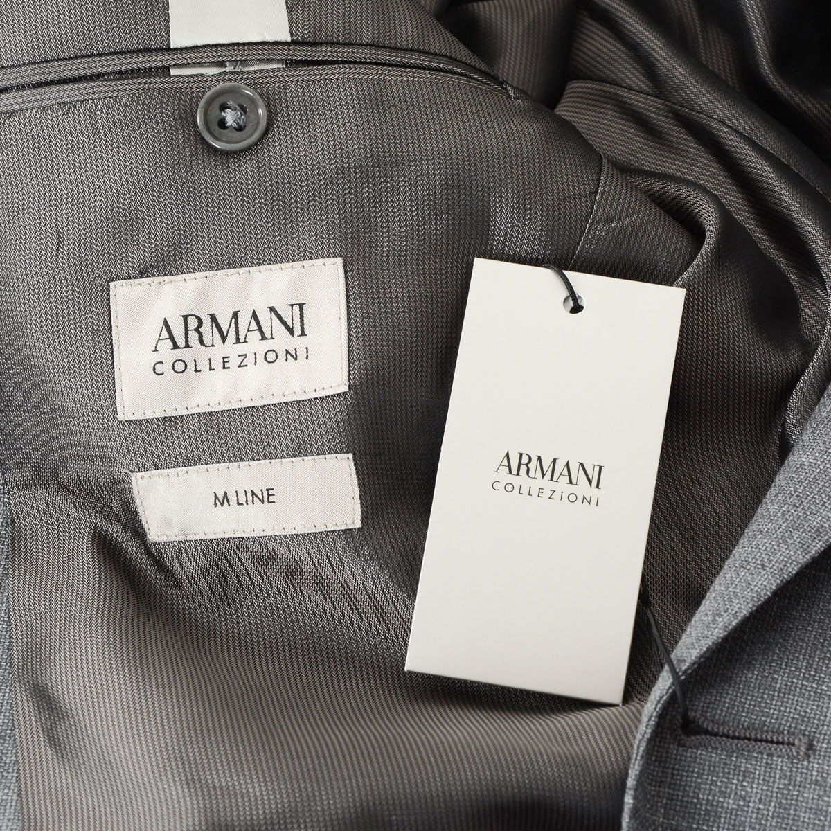 Armani Collezioni Mens Suit Grey