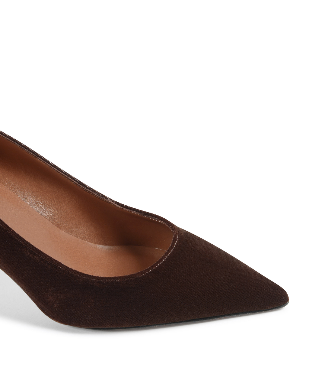 19V69 Italia Womens Pump Brown INES65 CHESTNUT VELVET