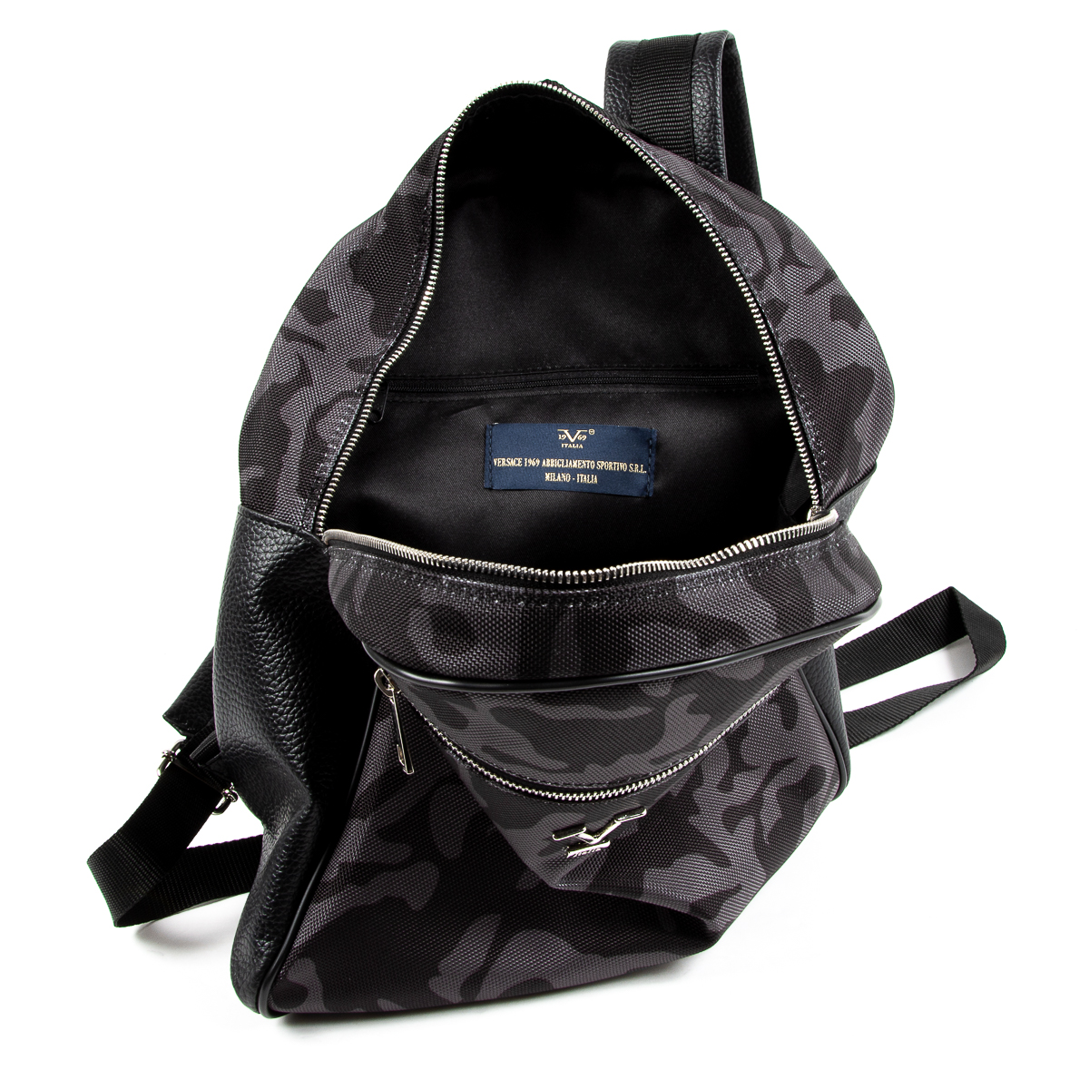 V 1969 Italia Mens Backpack Black FISHER