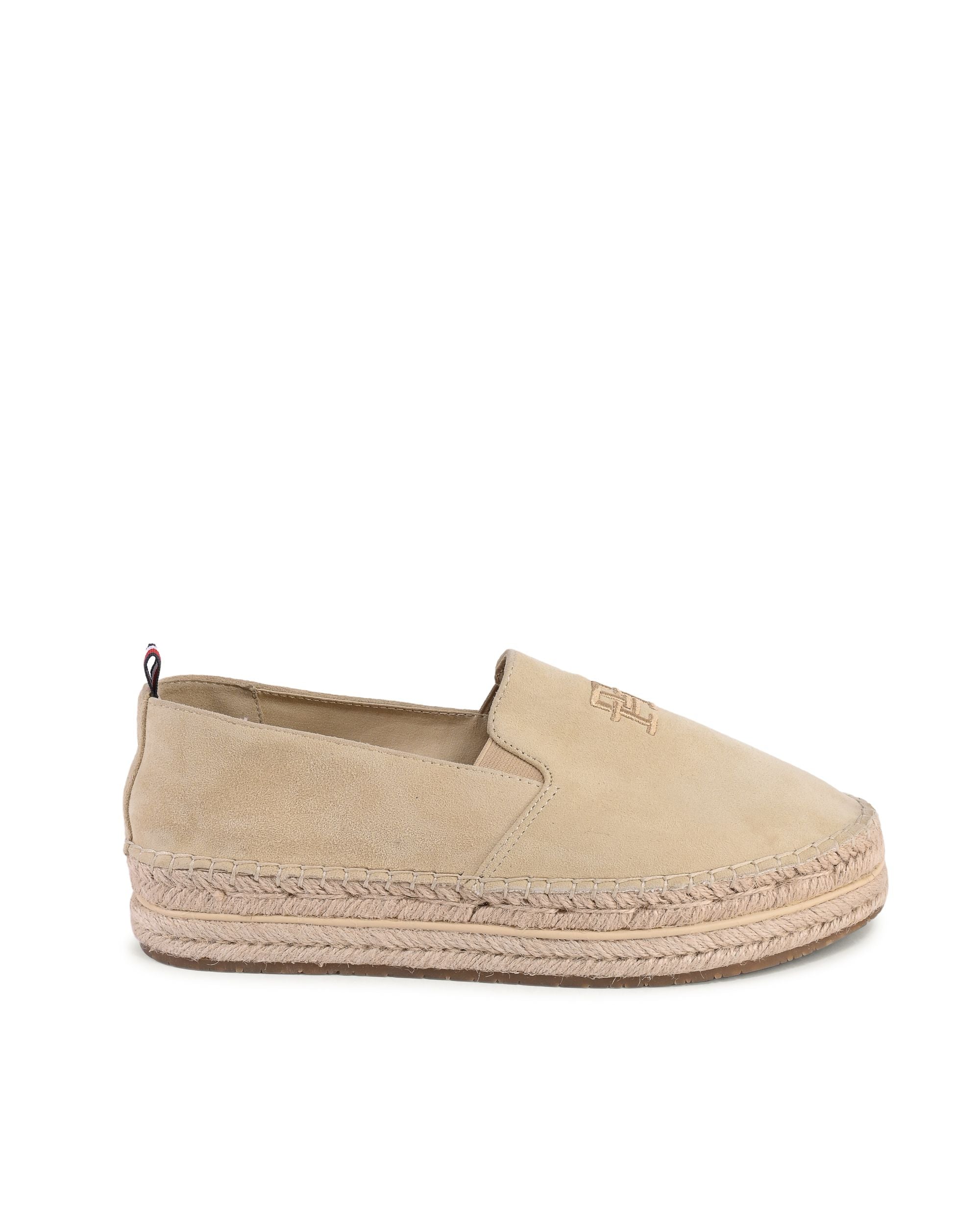 Alpargatas Tommy Hilfiger para mujer en beige FW0FW07695ACR