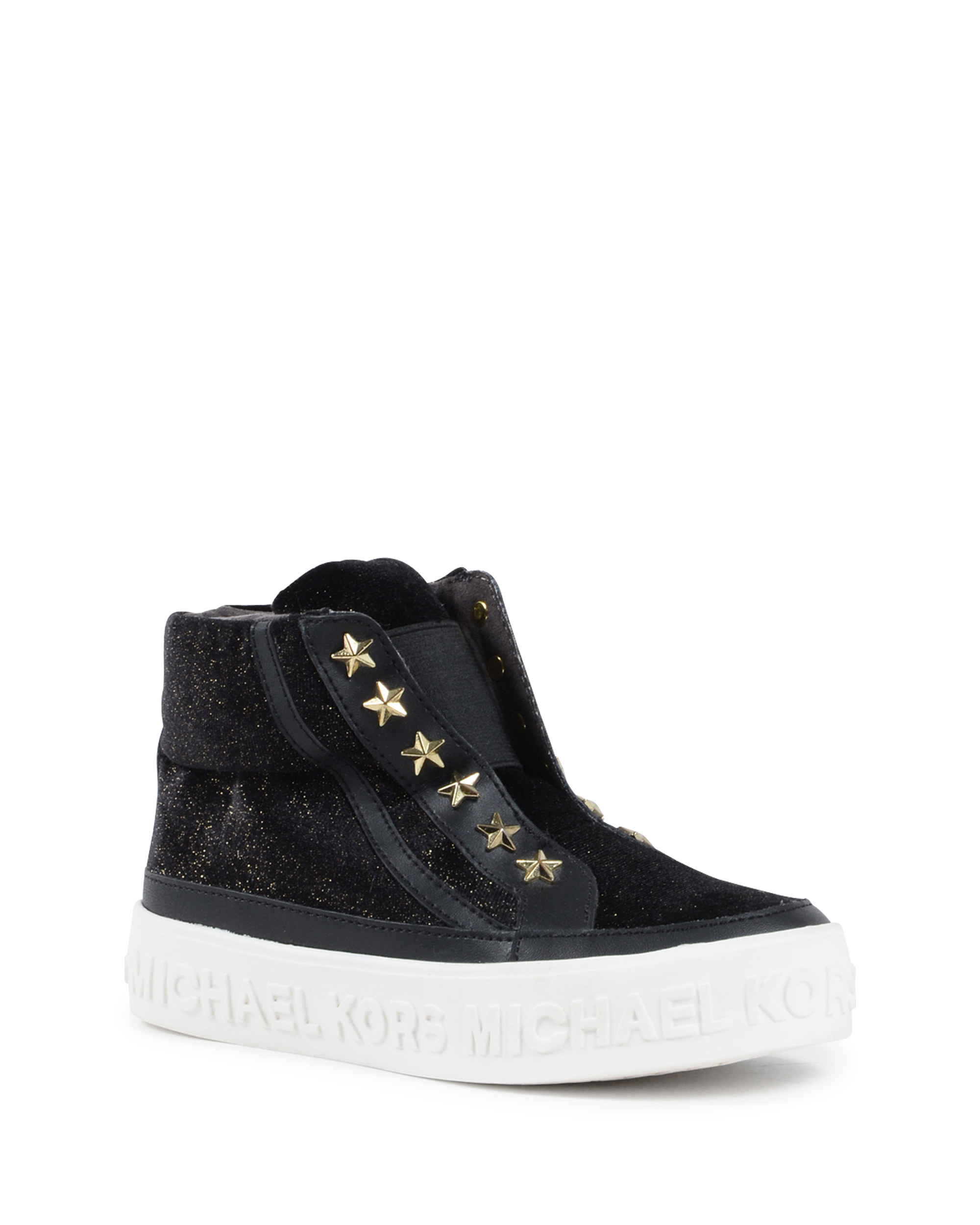 Michael Kors Zapatillas altas para niña negras ZIA LEMON ROCK BLACK