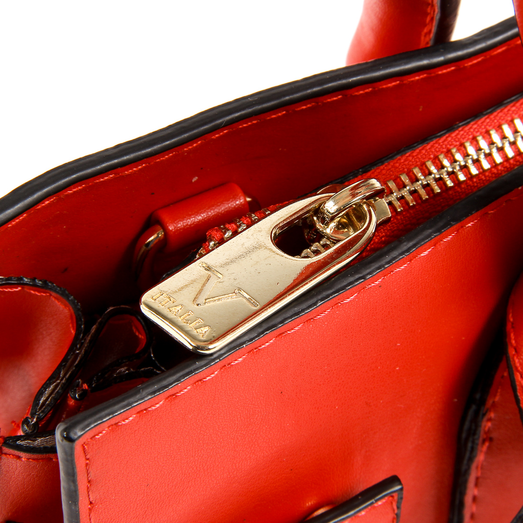 V 1969 Italia Womens Handbag Red CLELIA