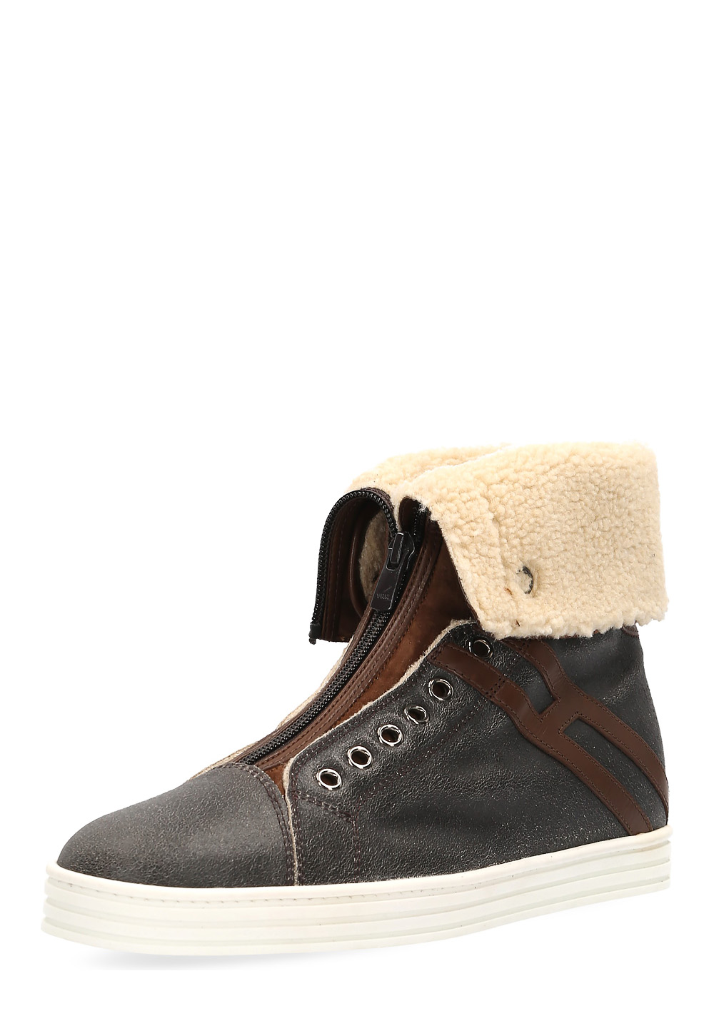 Zapatillas Hogan Rebel para mujer en marrón HXW1820O84077AE569Q