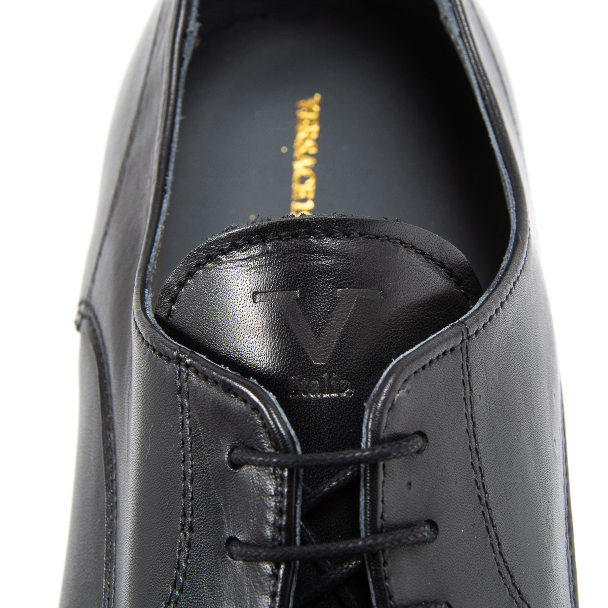 V 1969 Italia Zapato clásico para hombre Negro MATTHEW