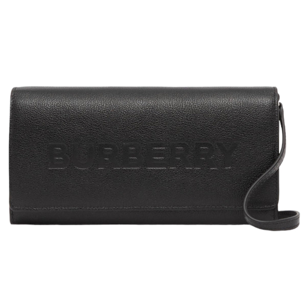 Bolso bandolera de piel Henley de Burberry, color negro