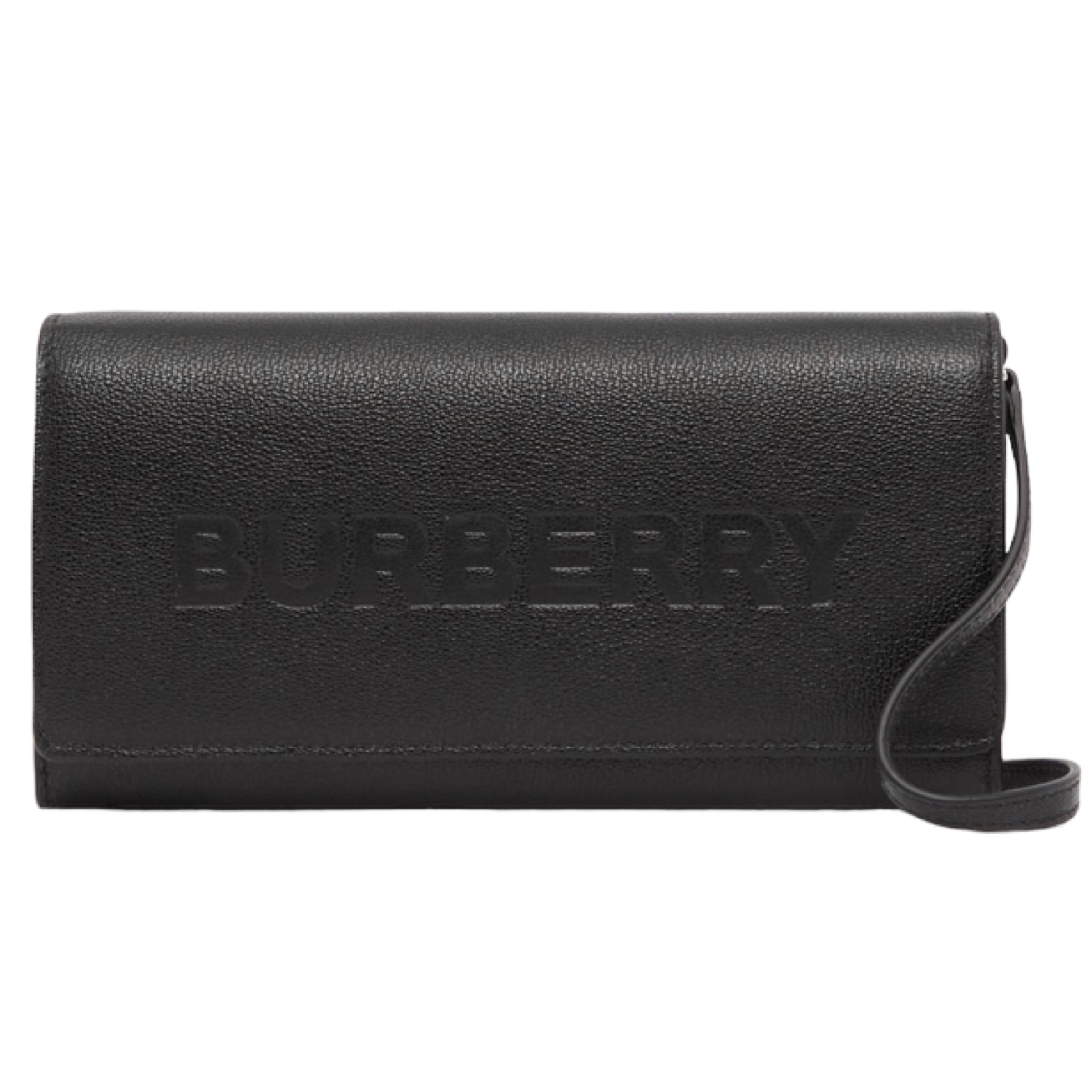 Bolso bandolera de piel Henley de Burberry, color negro
