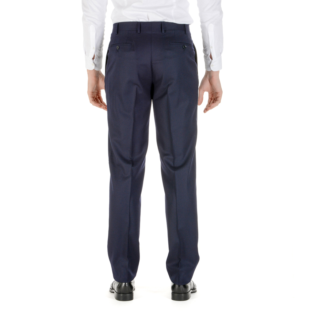 Canali Mens Pants Dark Blue
