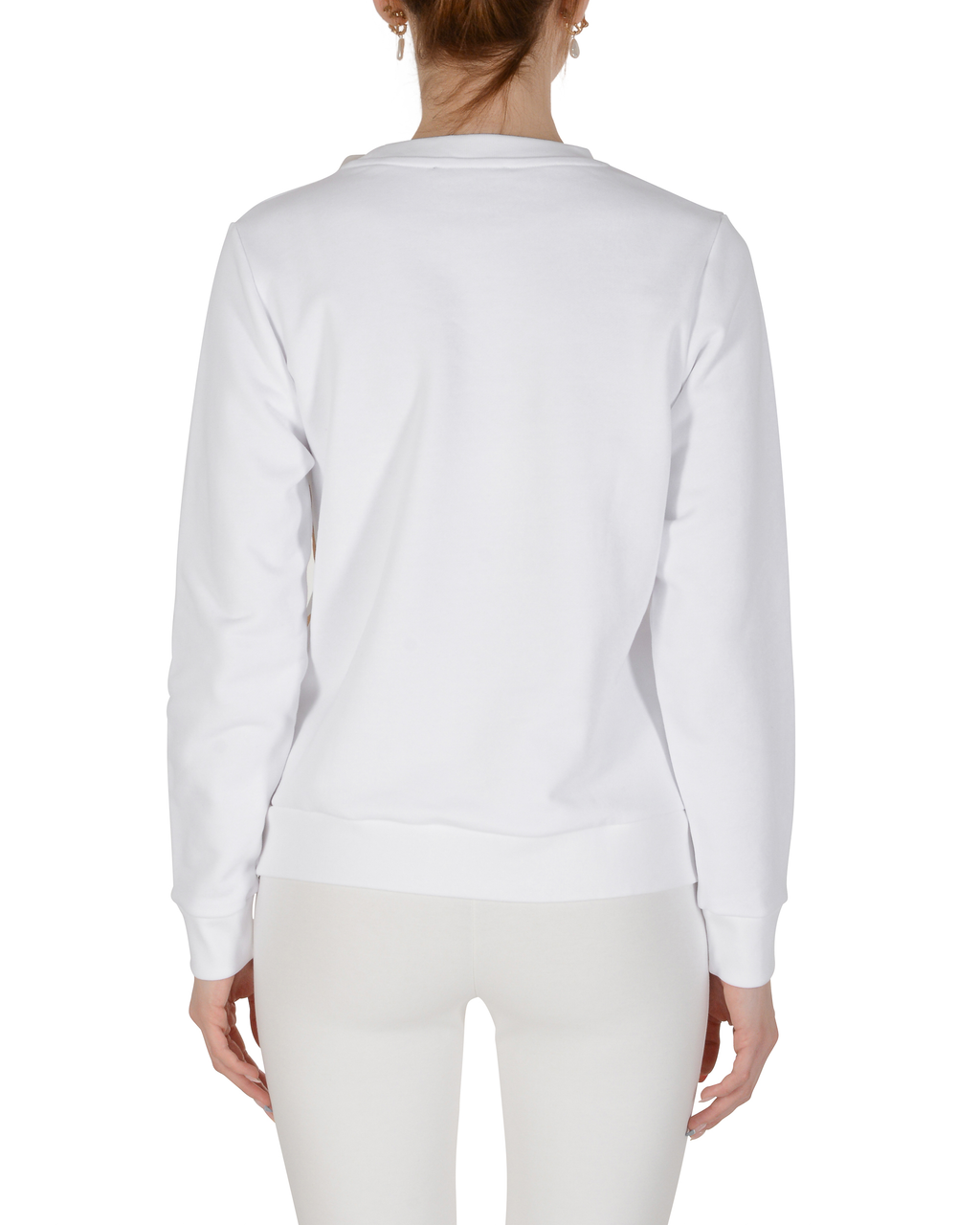 Sudadera Italia para mujer 19V69 Blanca STEFFIE WHITE