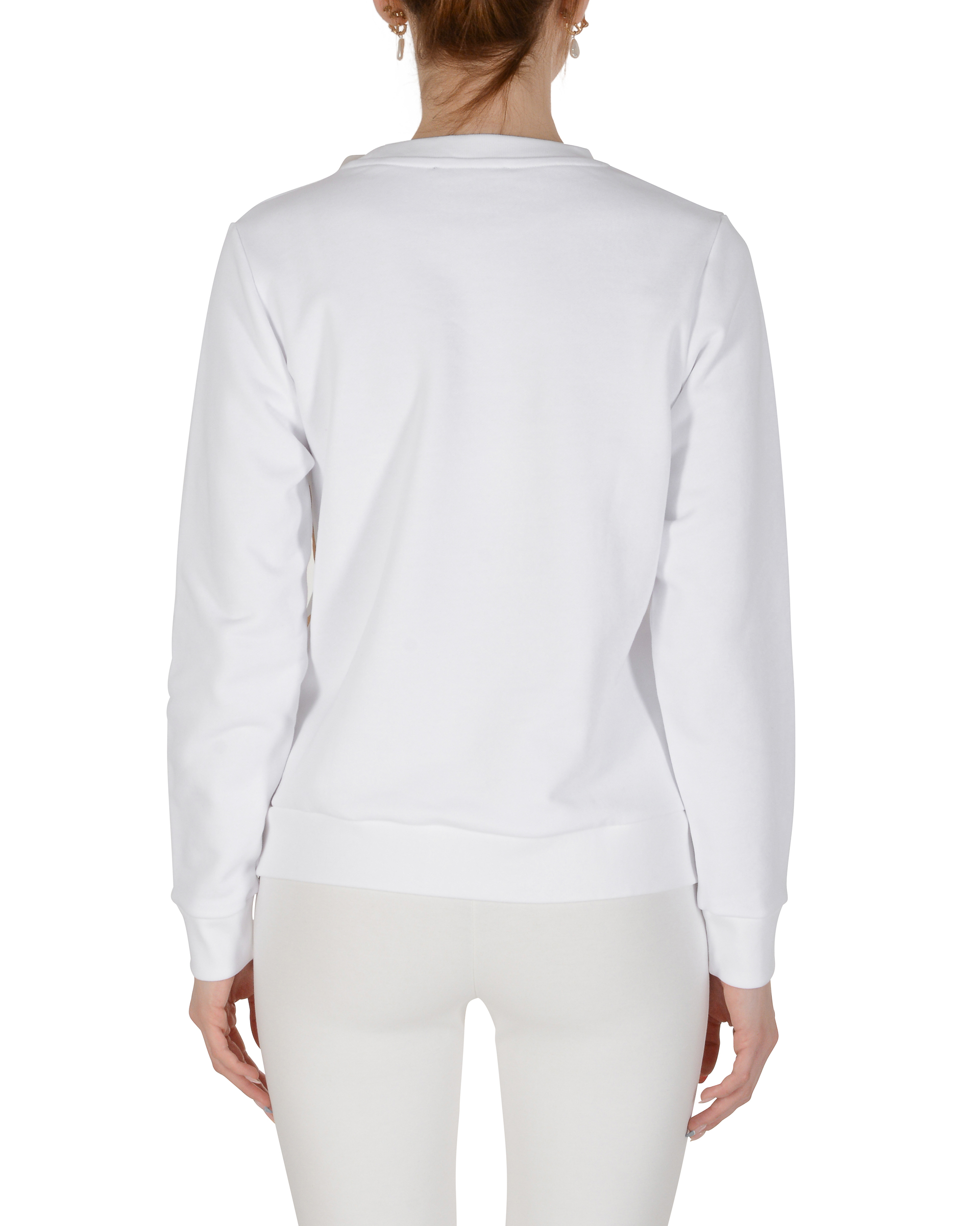 Sudadera Italia para mujer 19V69 Blanca STEFFIE WHITE