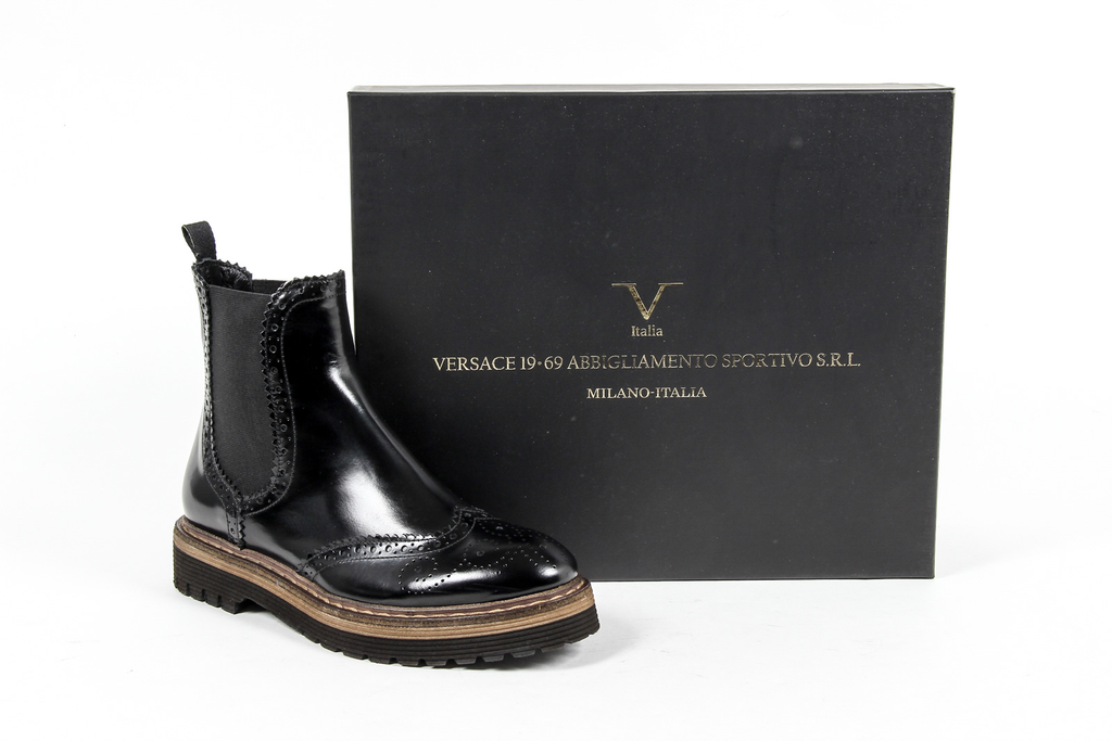 V 1969 Italia Womens Ankle Boot Black FAIRY