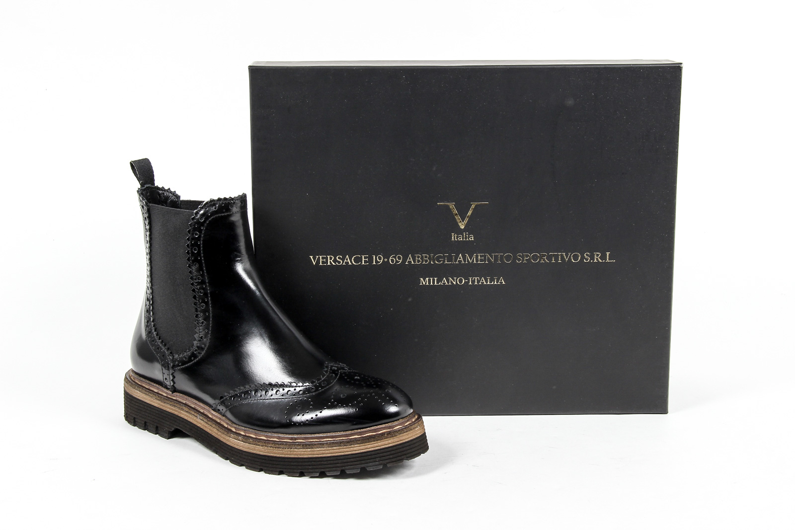 V 1969 Italia Womens Ankle Boot Black FAIRY