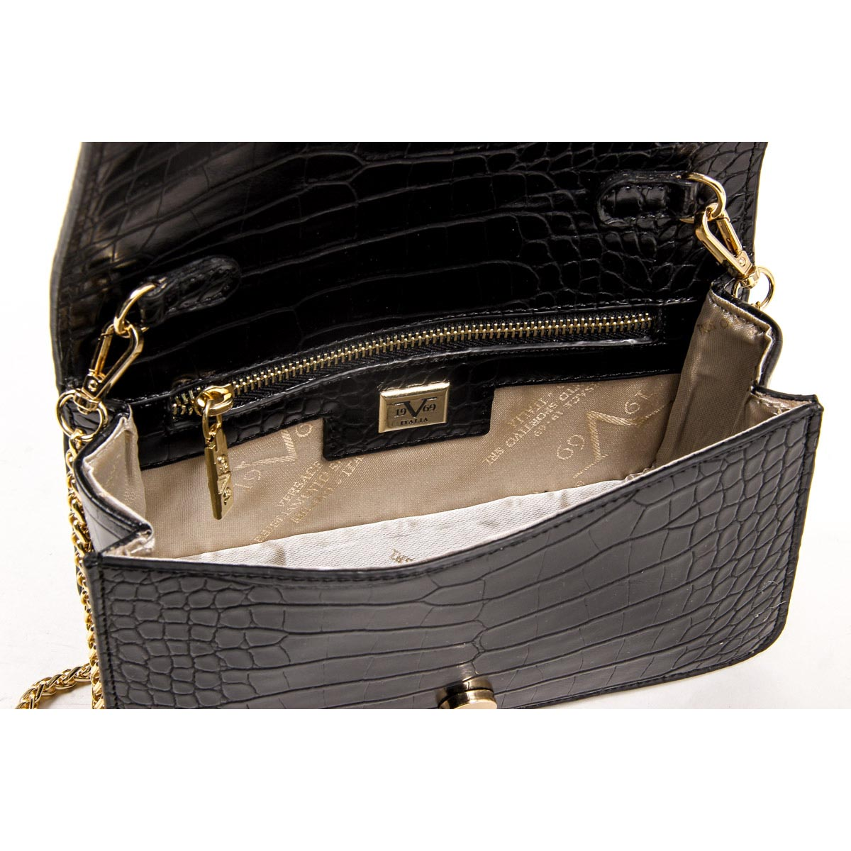 Bolso de mano para mujer V 1969 Italia V19690010K NEGRO