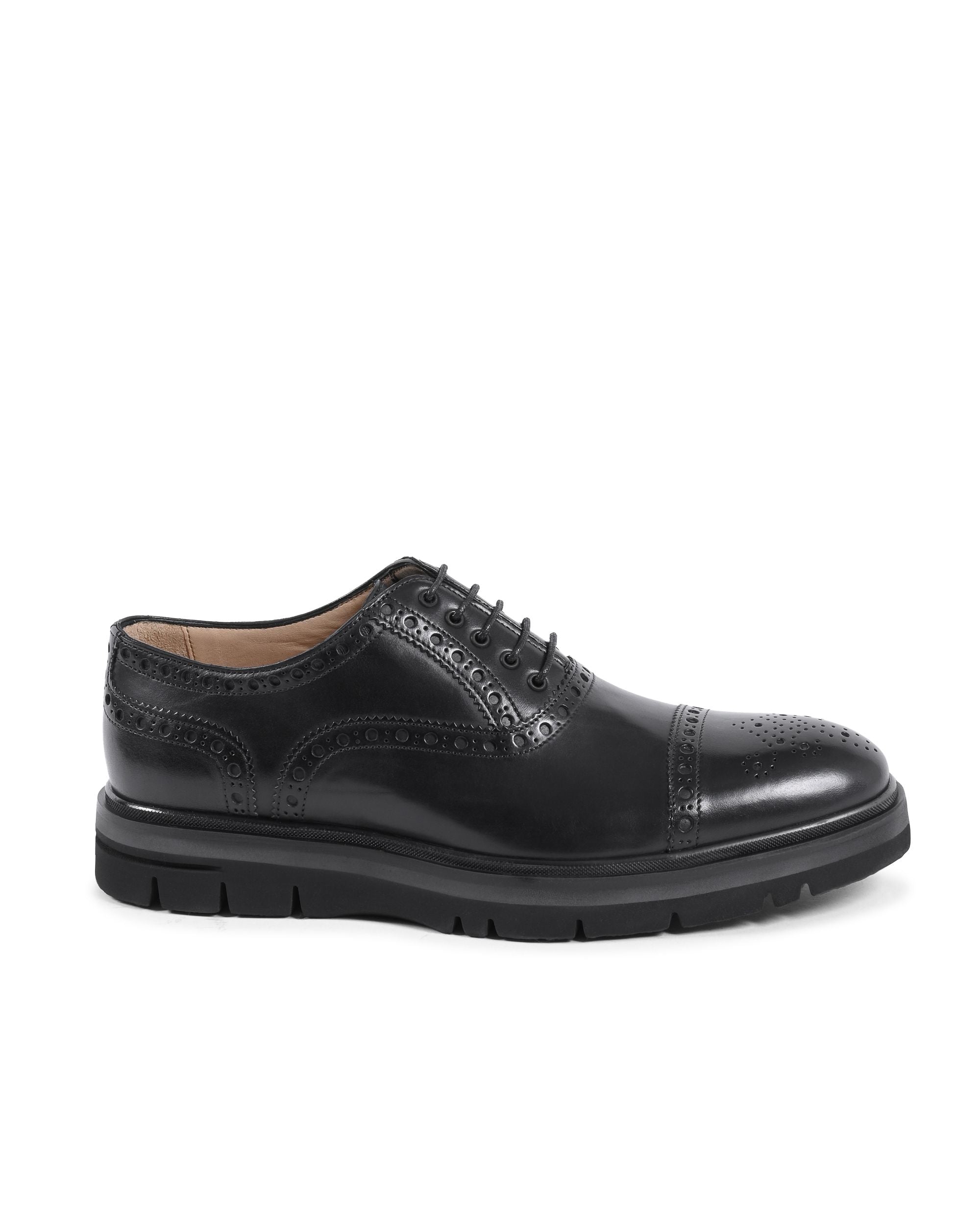 Dee Ocleppo Zapatos brogue para hombre EB132 VITELLO NERO
