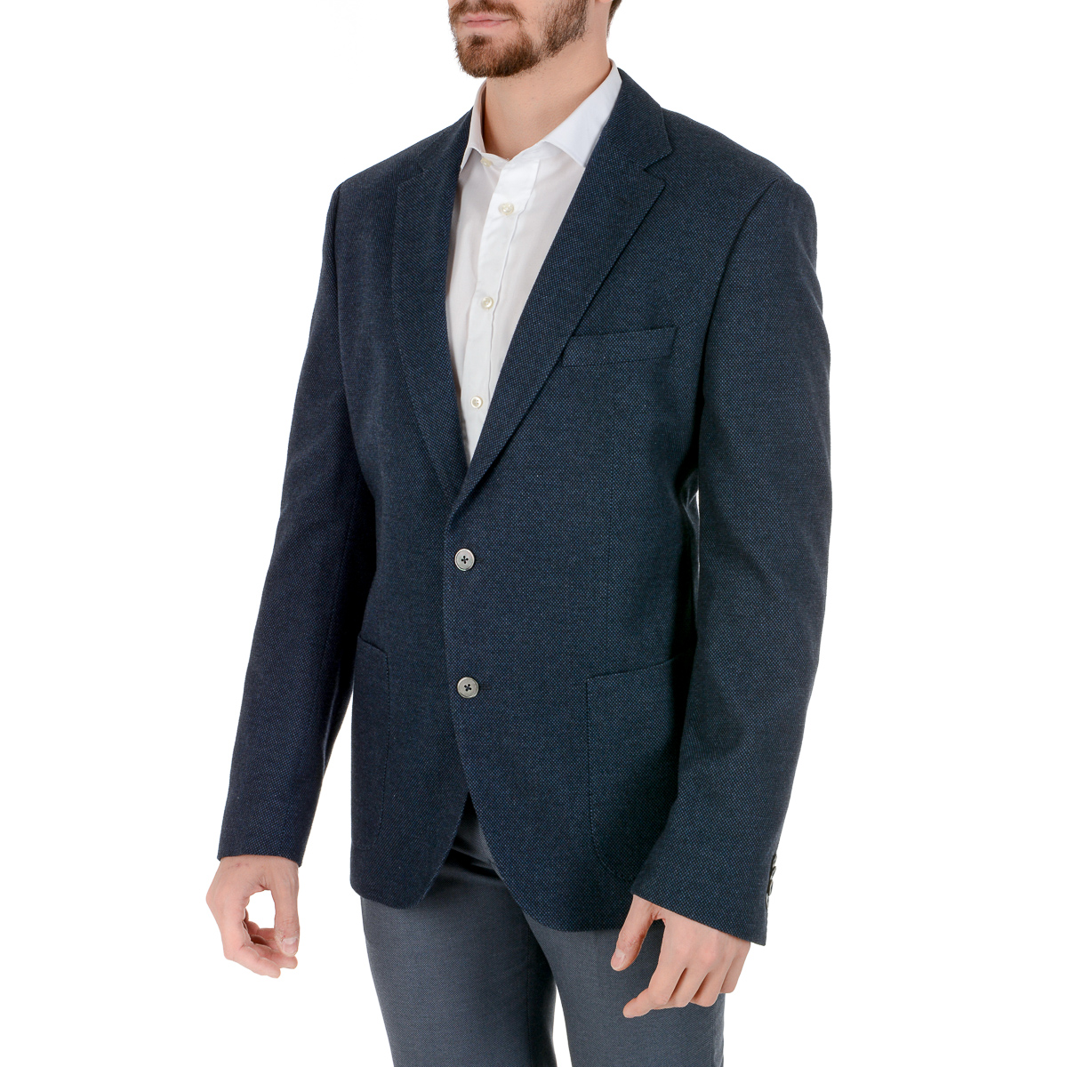 Chaqueta Hugo Boss para hombre de manga larga azul oscuro JANSON