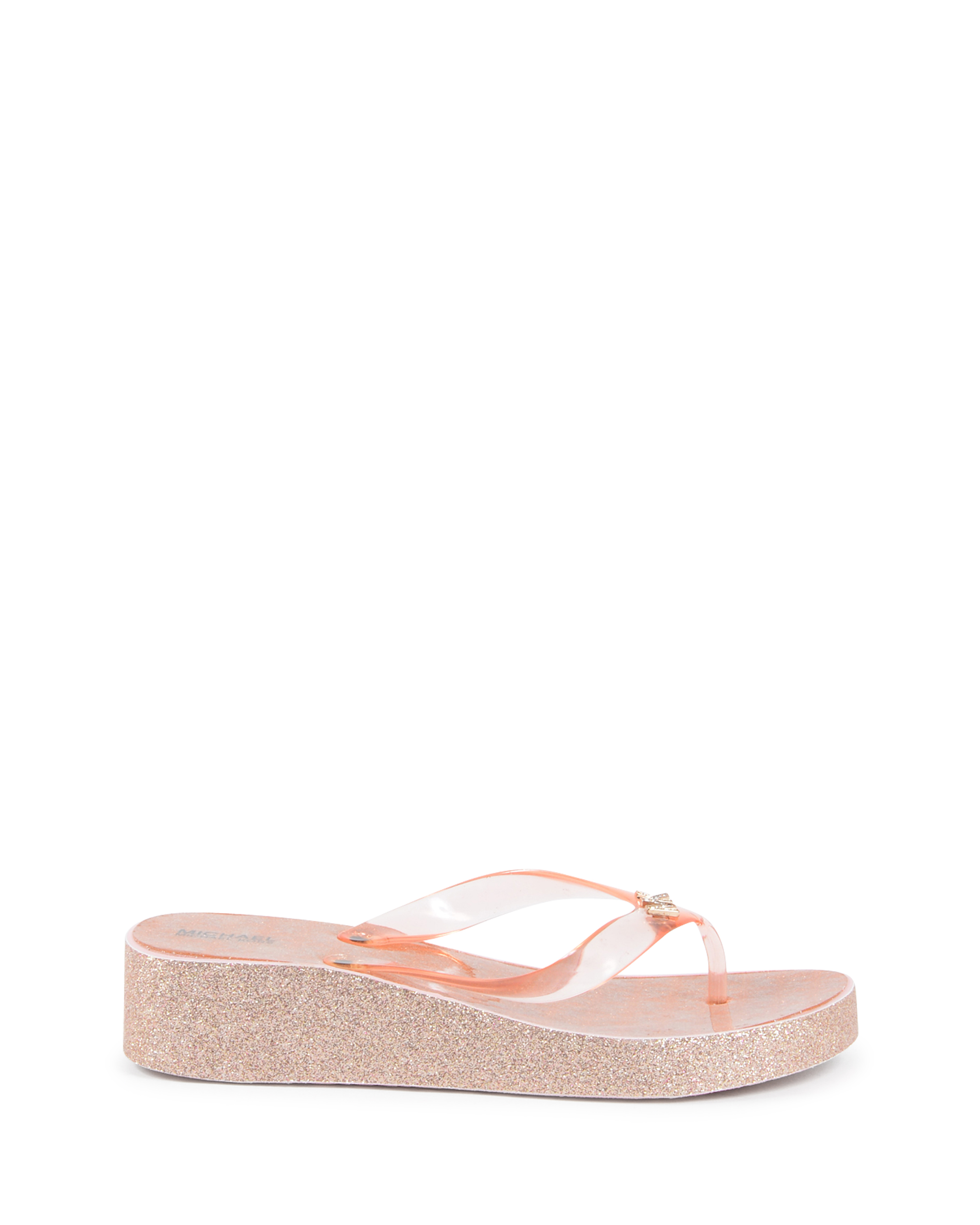 Chanclas multicolor para niña Michael Kors ZIA GAGE ​​KILEY ORO ROSA