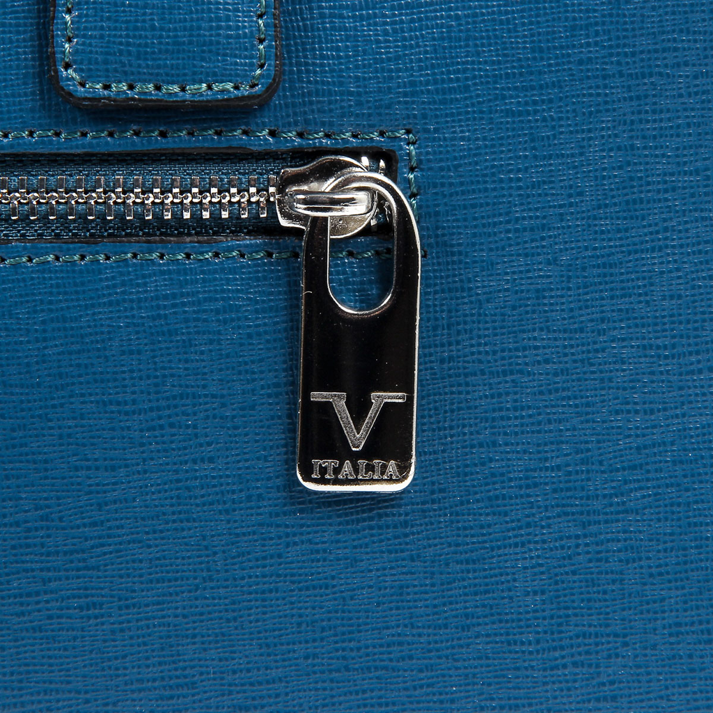 V 1969 Italia Bolso Mujer V006-S SAFFIANO PETROLIO