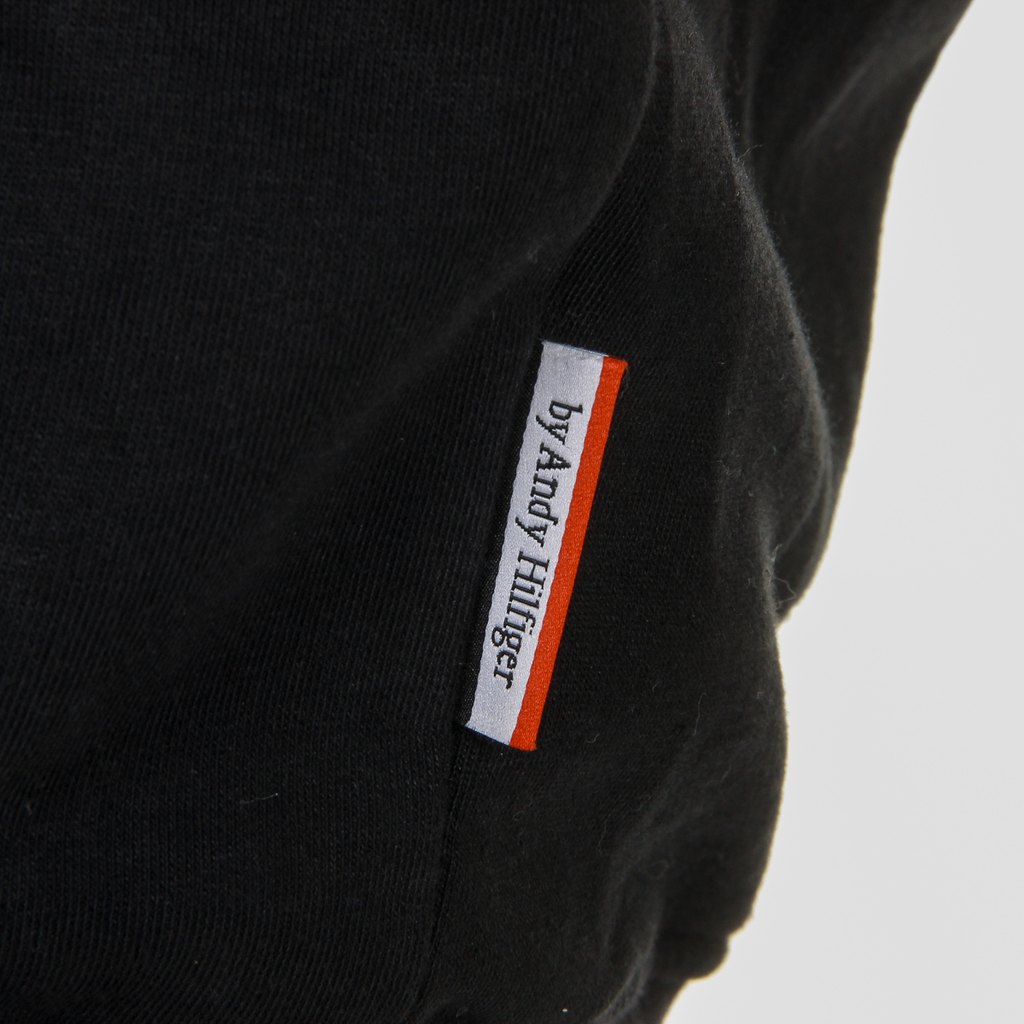 Sudadera con capucha Andrew Charles para hombre con cremallera, manga larga, cuello redondo, color negro FELA