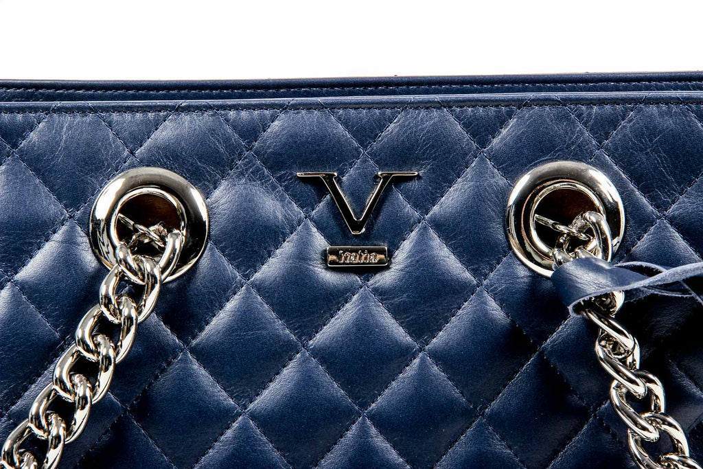 Bolso de mano para mujer V 1969 Italia V011 S BLUE JEANS