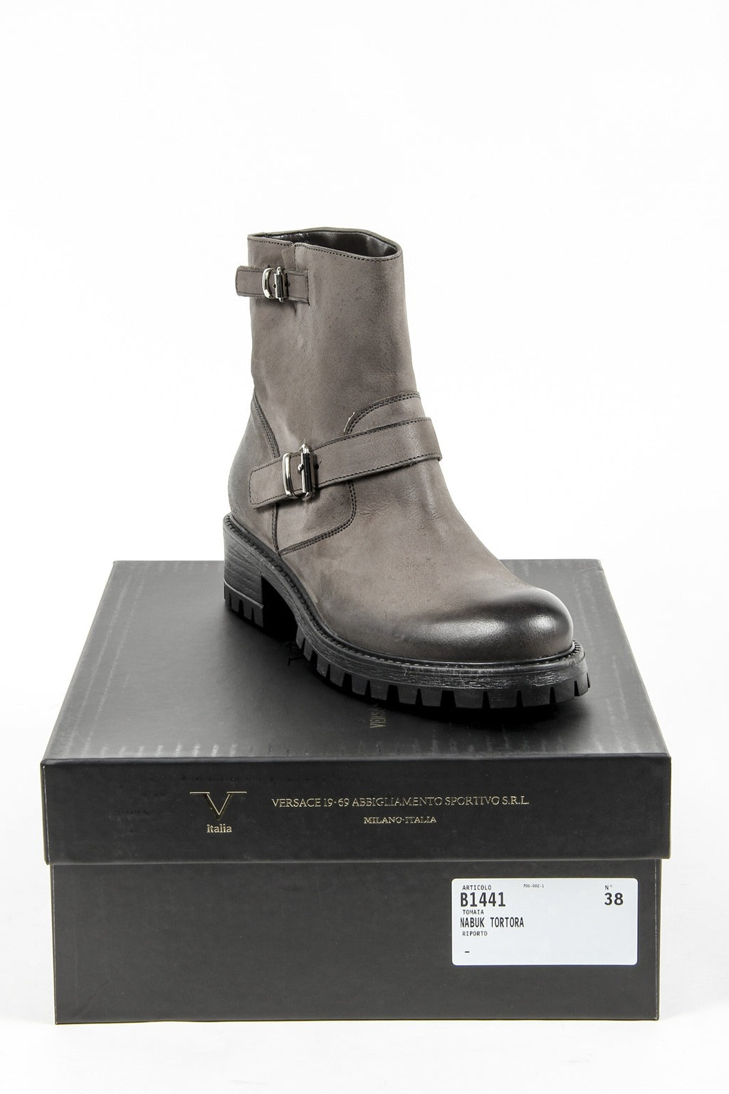 Bota corta para mujer V 1969 Italia B1441 NABUK TORTORA