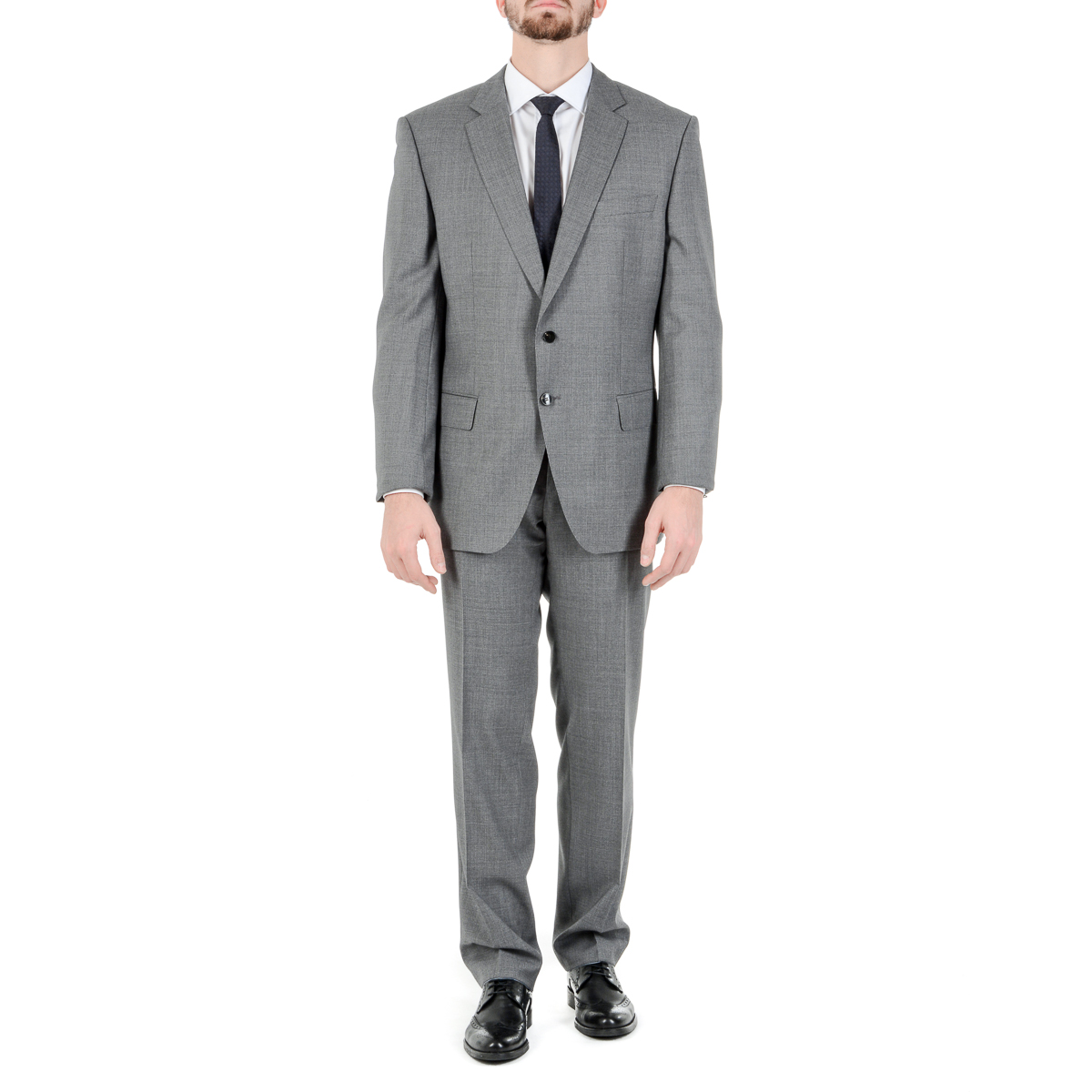 Traje Hugo Boss para hombre gris, ¡UN GRAN GENIO!