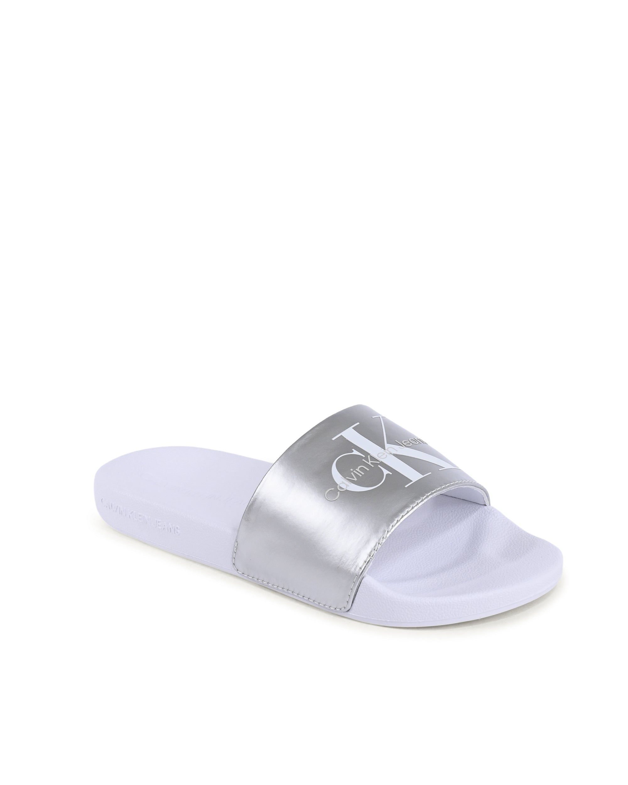 Calvin Klein Women Flip Flops WHITE YW0YW012430K9