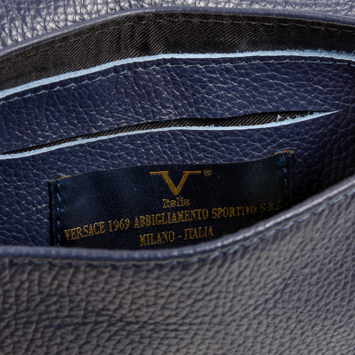 V 1969 Italia Womens Handbag Blue DUBLINO