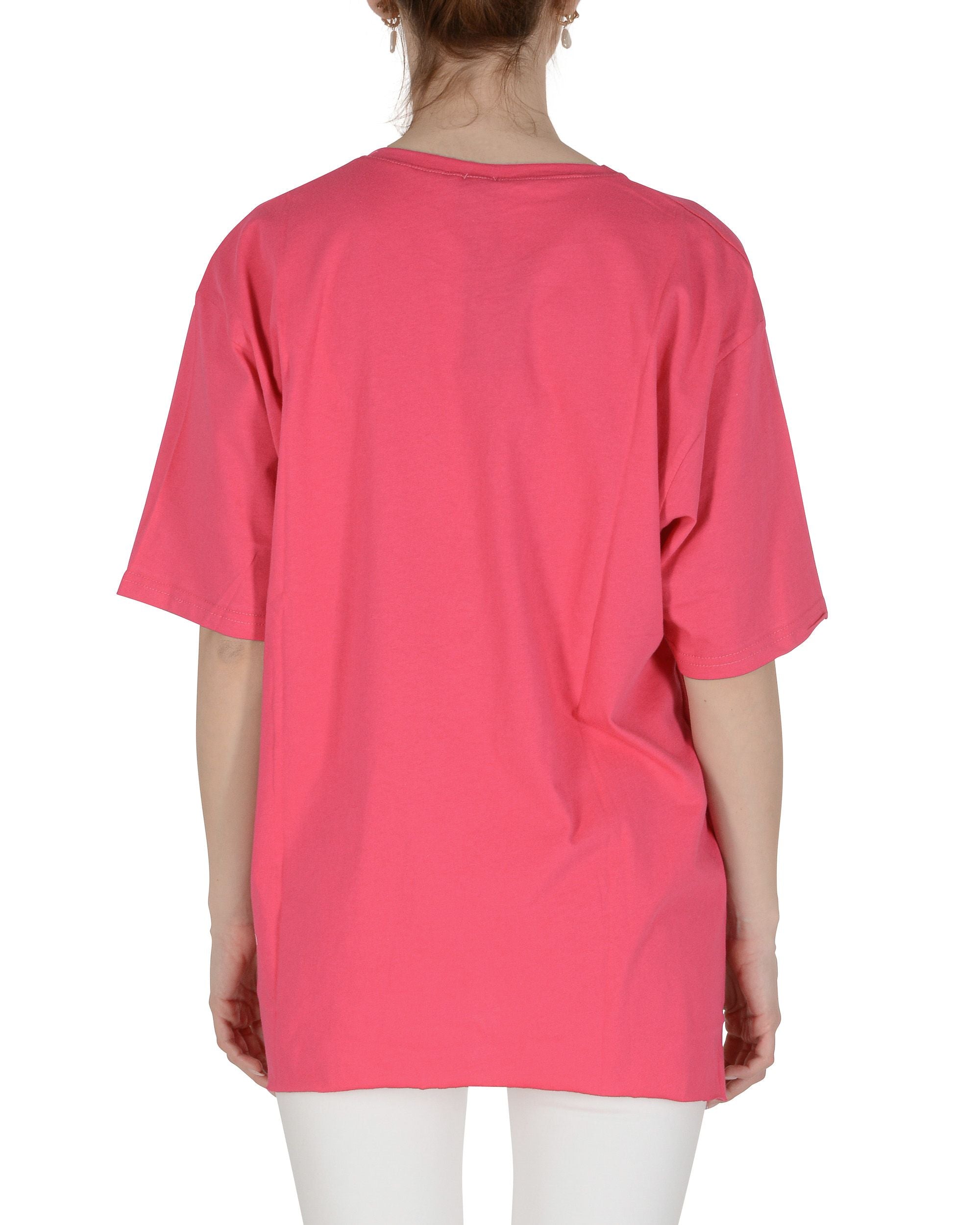 19V69 Italia Camiseta de mujer fucsia SMILE FUXIA
