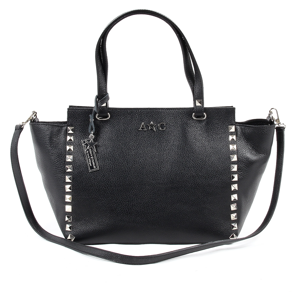 Andrew Charles Womens Handbag Black JASMIN