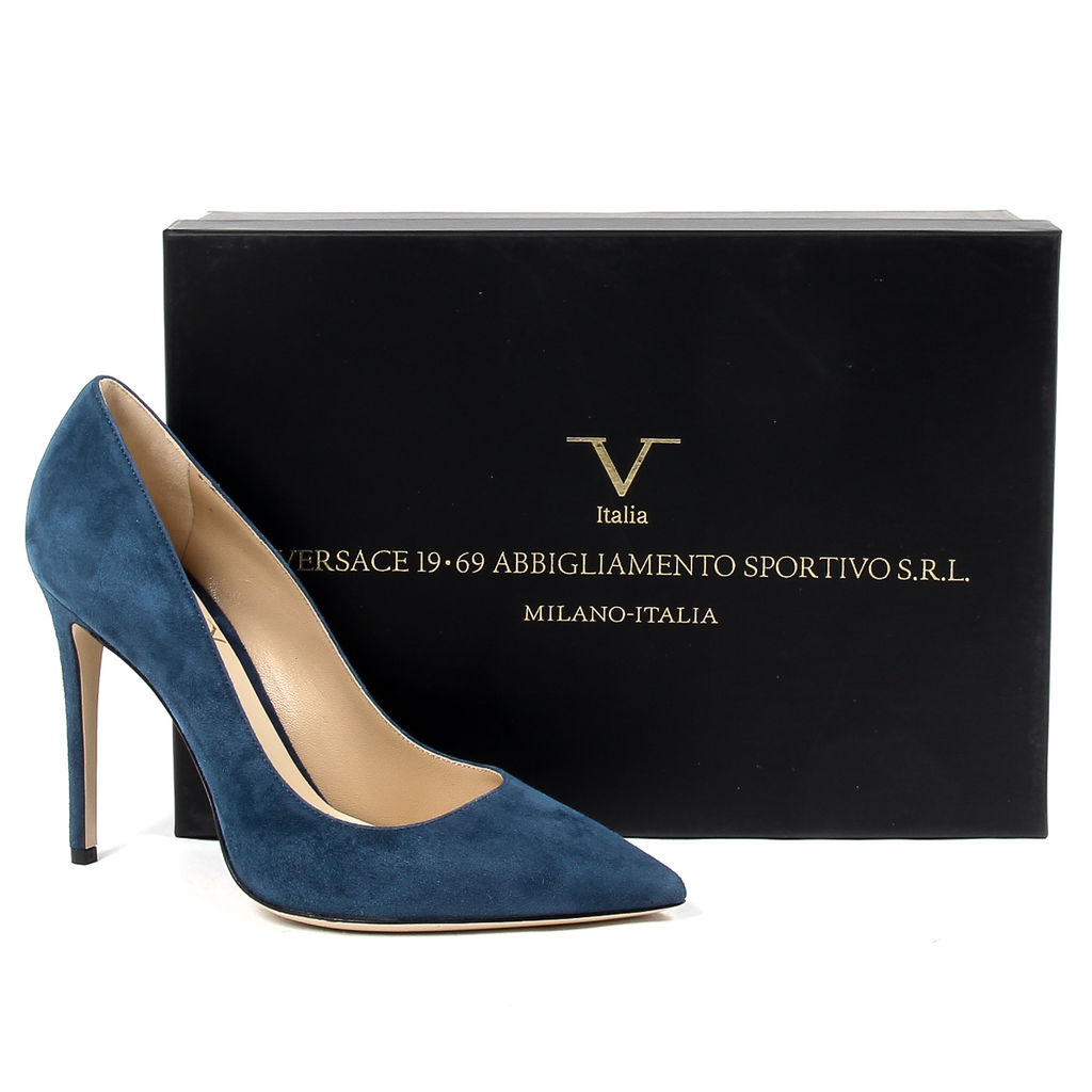 V 1969 Italia Womens Pump Blue ESTER