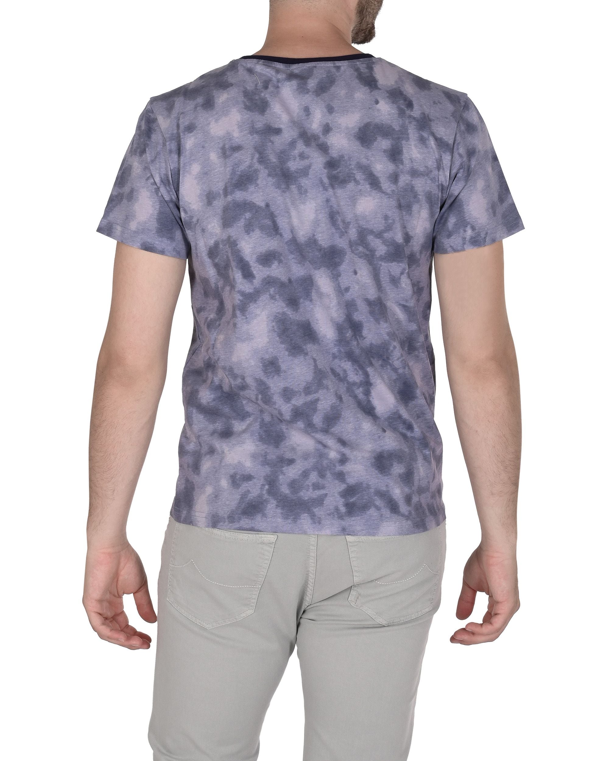 Camiseta 19V69 Italia para hombre VSC1MTS04 AZUL MARINO
