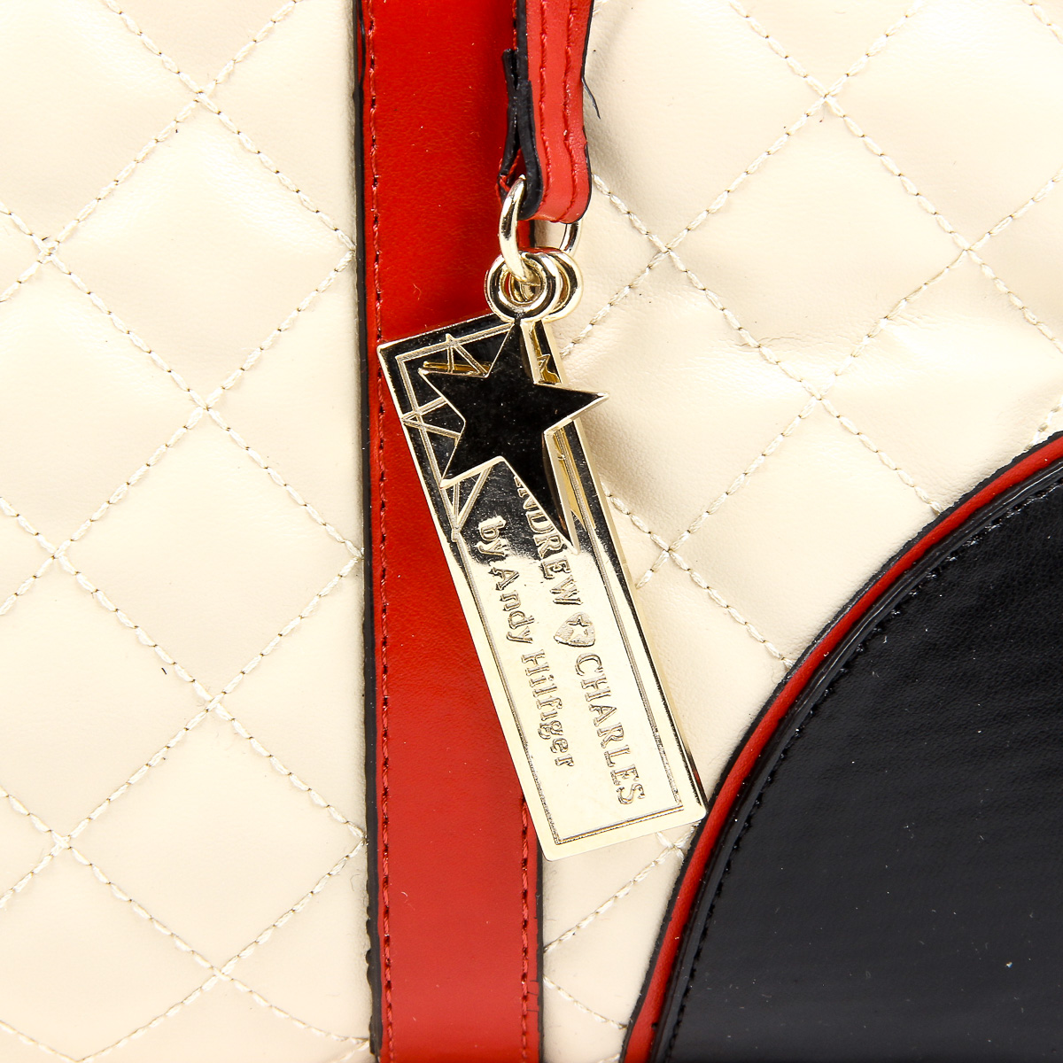 Andrew Charles Womens Handbag Beige ABBIE