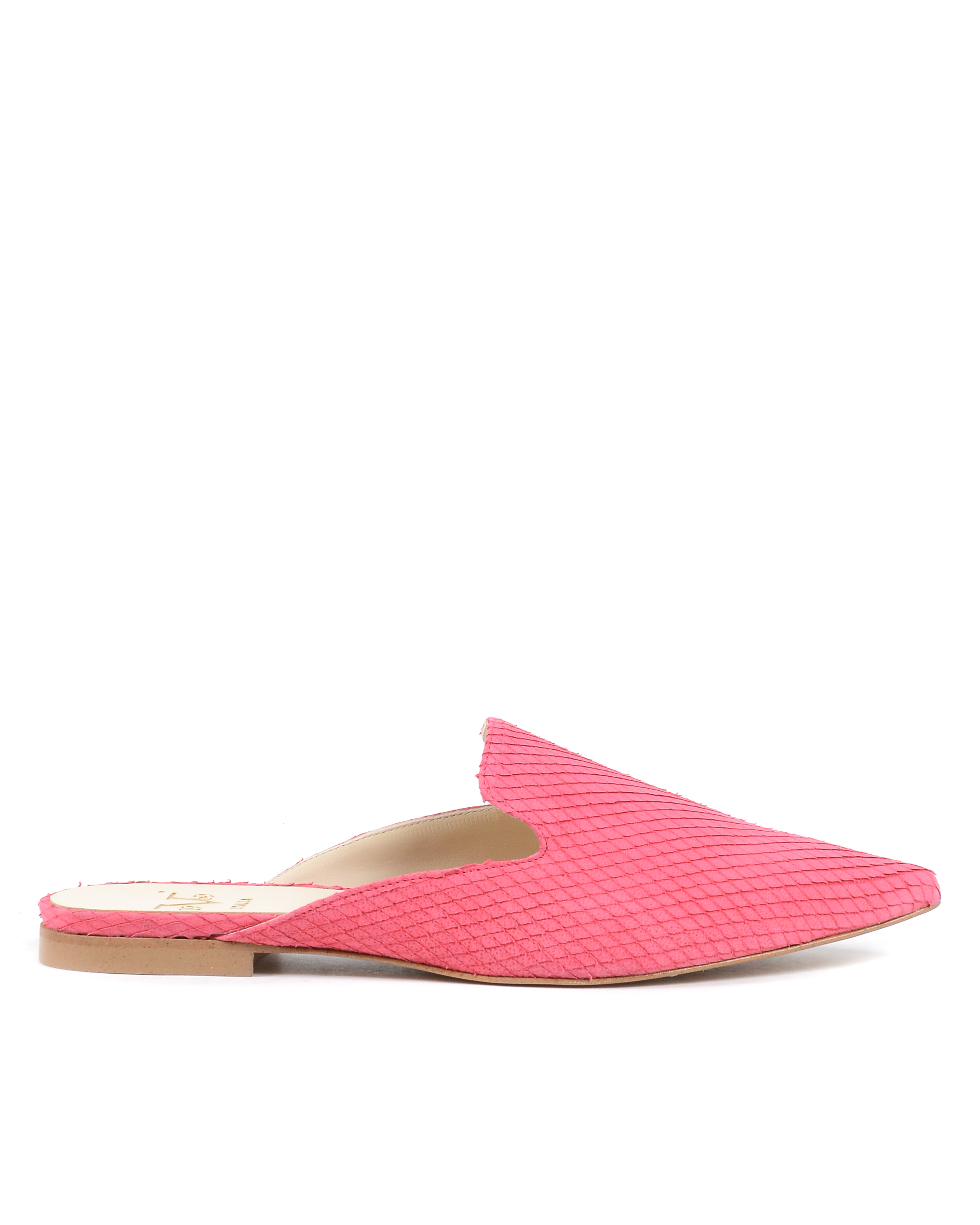19V69 Italia Sandalias para mujer rosa 4747 SABOT PITONE STAMP ROSA