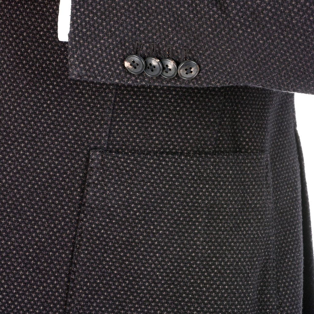 Chaqueta Boglioli Milano para hombre, manga larga, gris oscuro