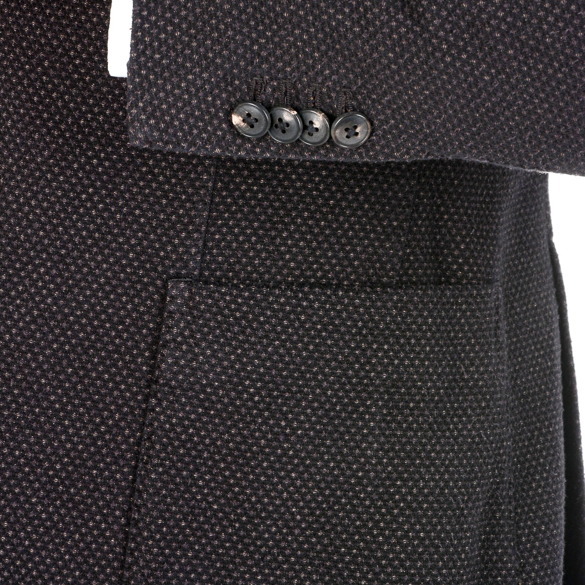Chaqueta Boglioli Milano para hombre, manga larga, gris oscuro