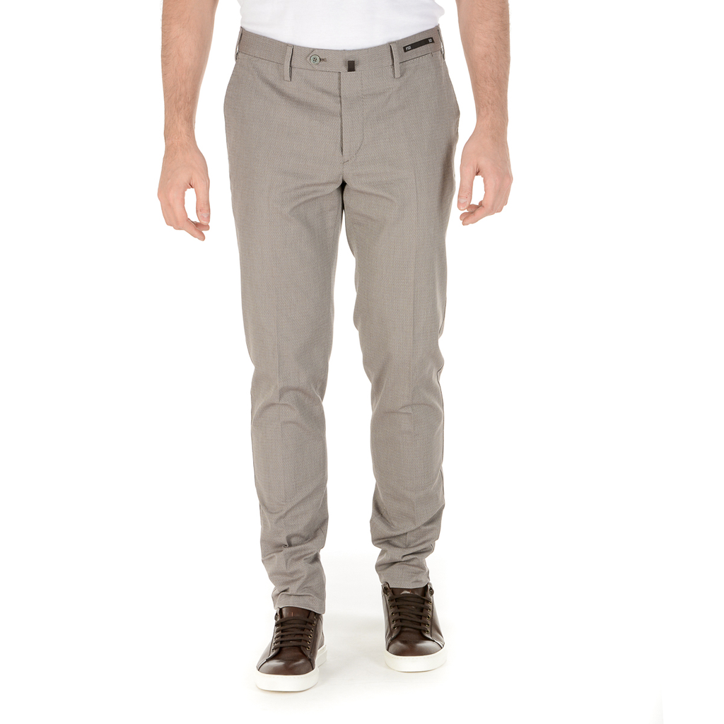 PT01 Pantalones de hombre color topo BUSINESS