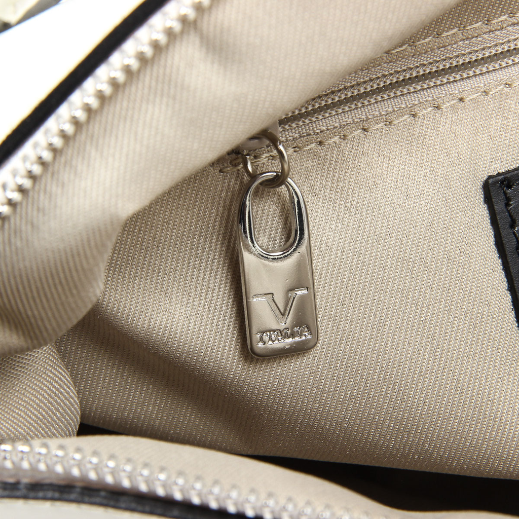 Bolso Mujer V 1969 Italia V003-S RUGA CREMA