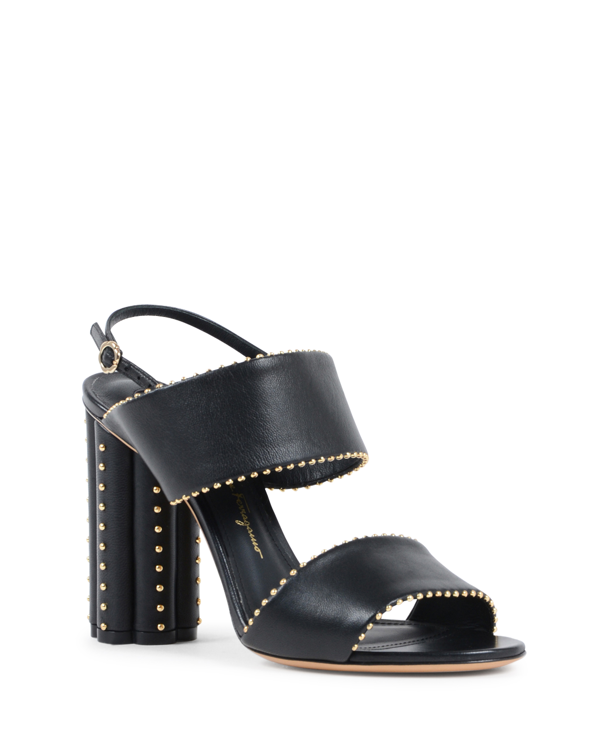 Sandalia Salvatore Ferragamo para mujer negra CARPI