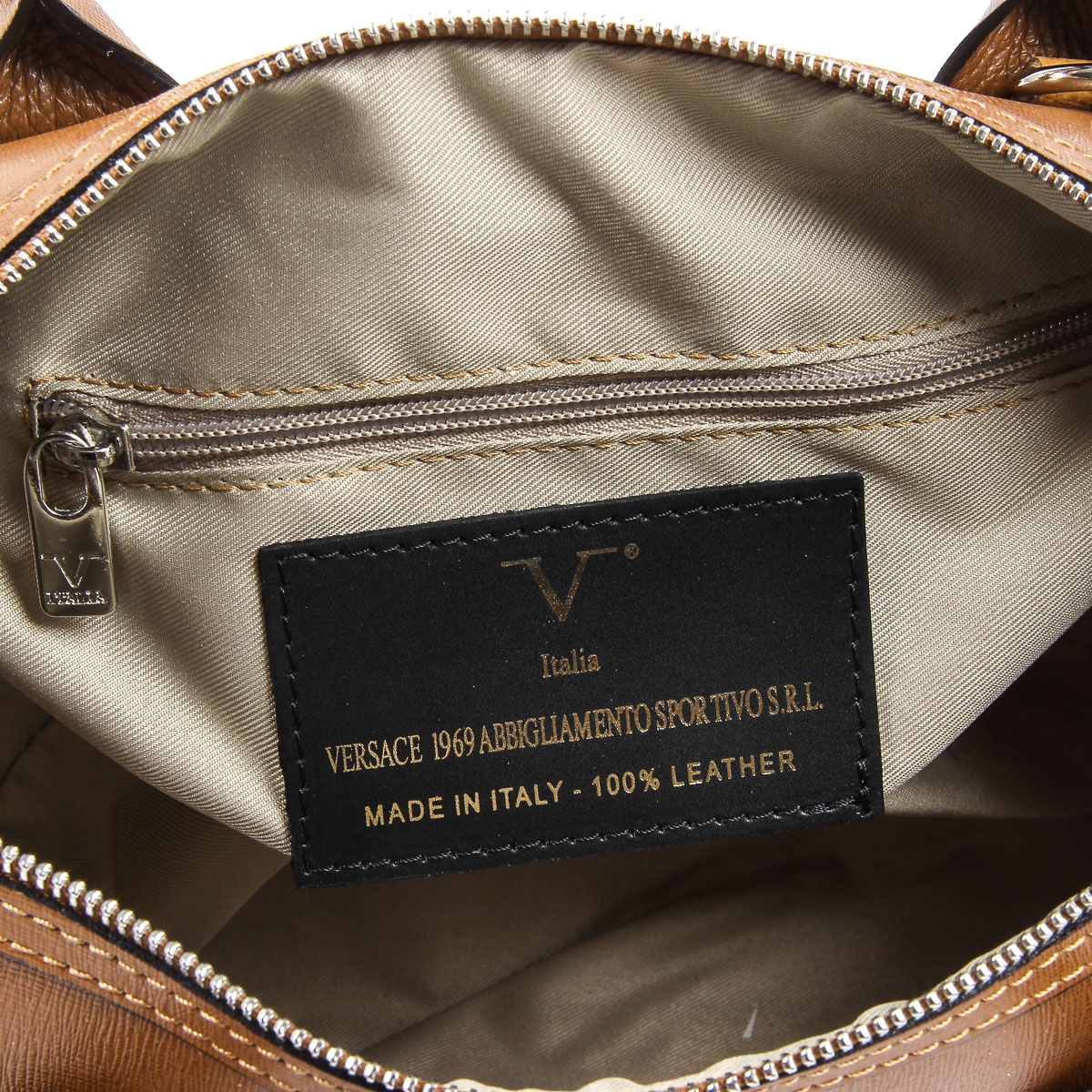V 1969 Italia Bolso de Mujer V014-S SAFFIANO CUOIO