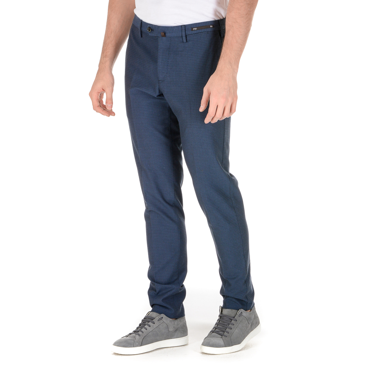 PT01 Pantalones de hombre azul BUSINESS