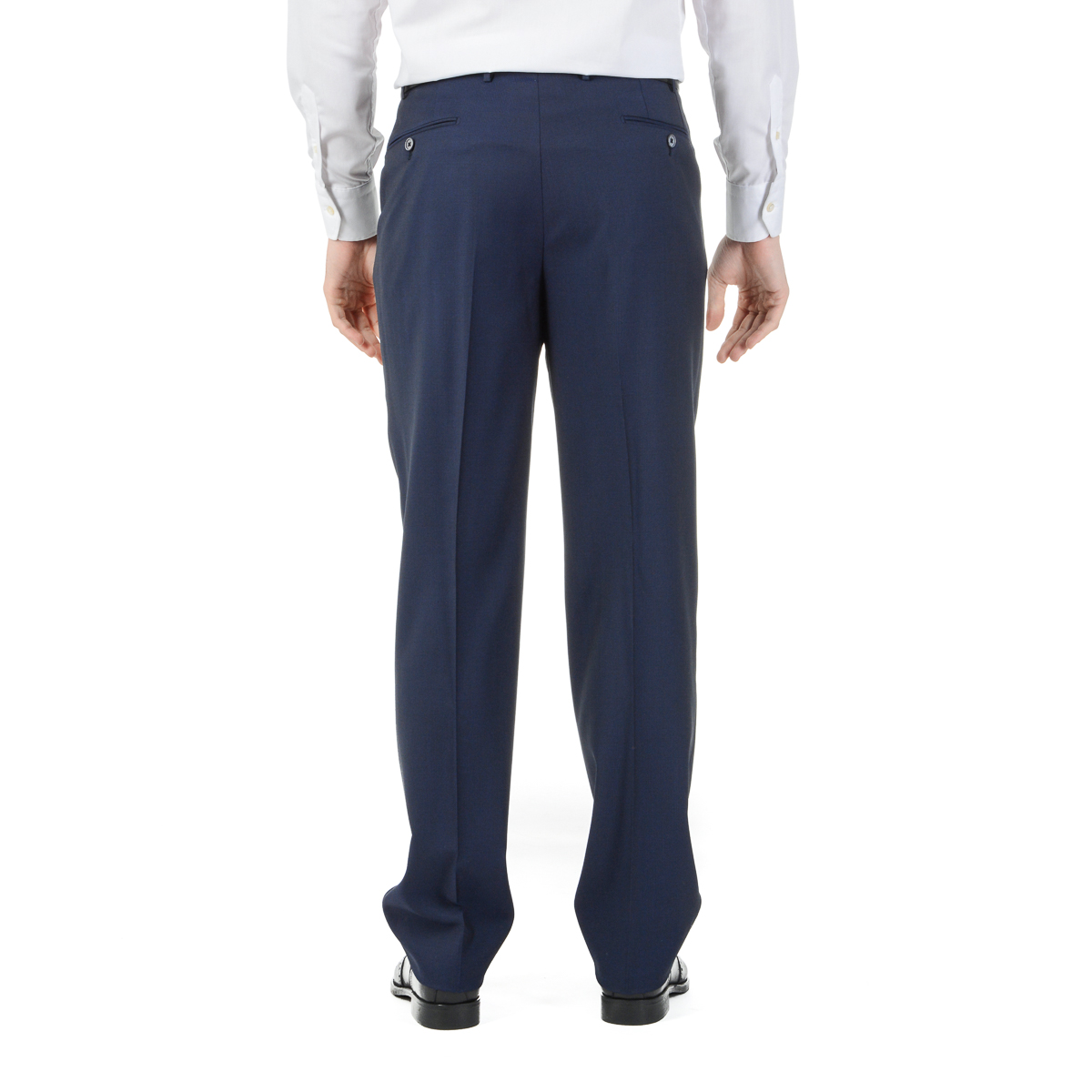 Corneliani Mens Suit Long Sleeves Dark Blue Super 130's