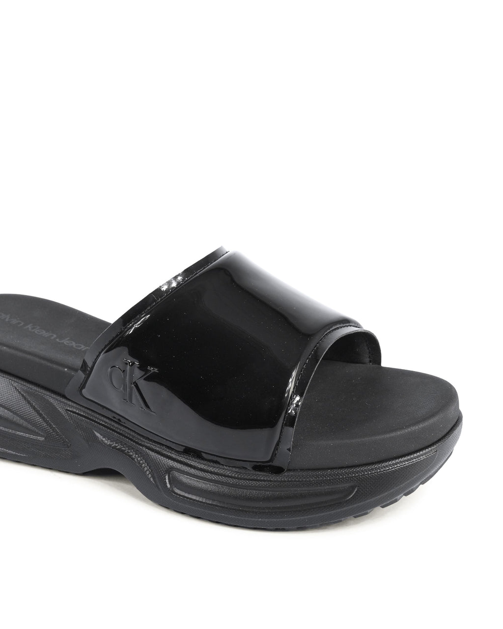 Chanclas Calvin Klein para mujer negras YW0YW014040GT