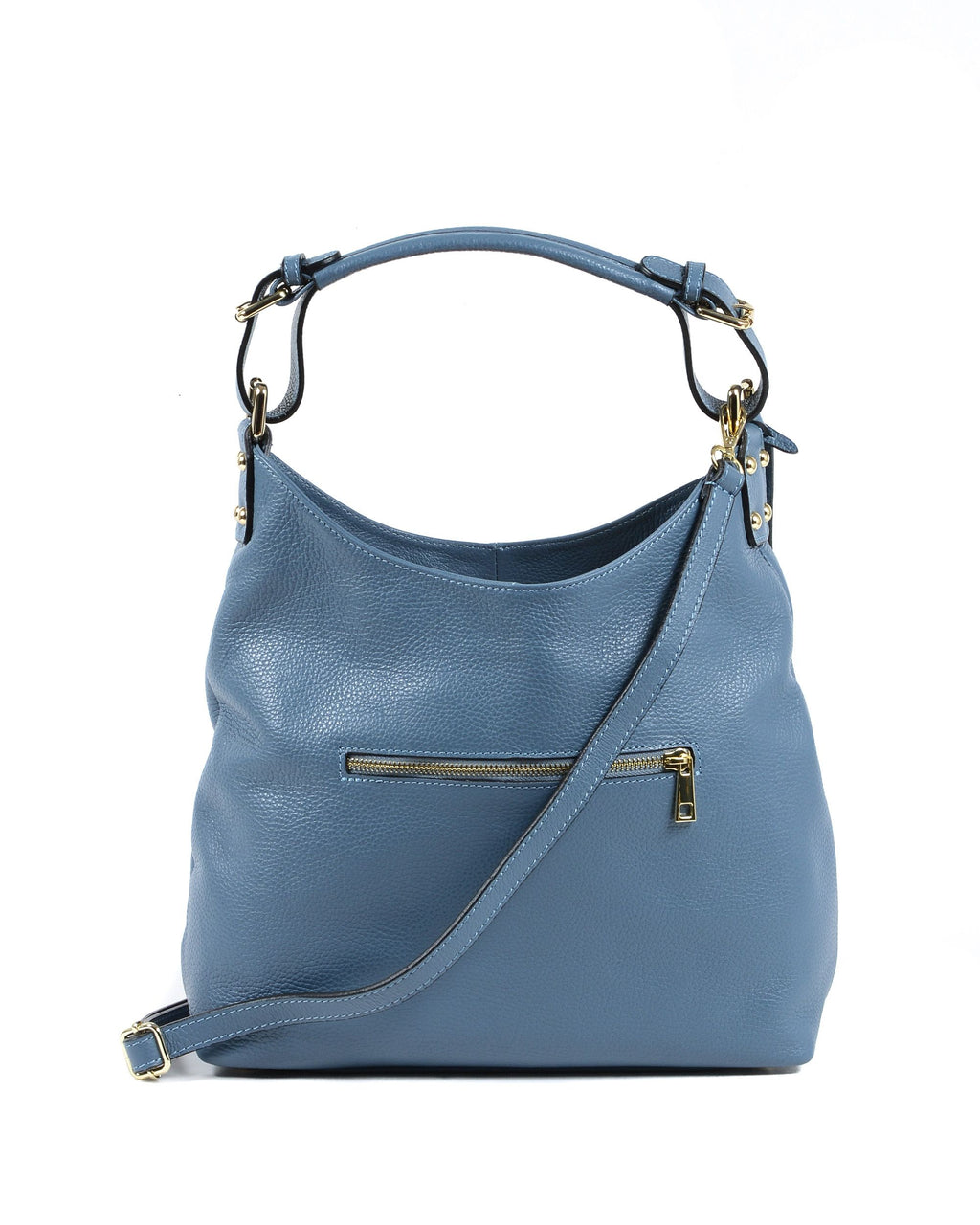 Bolso de hombro para mujer V Italia Azul claro V319 52 DOLLARO CELESTE