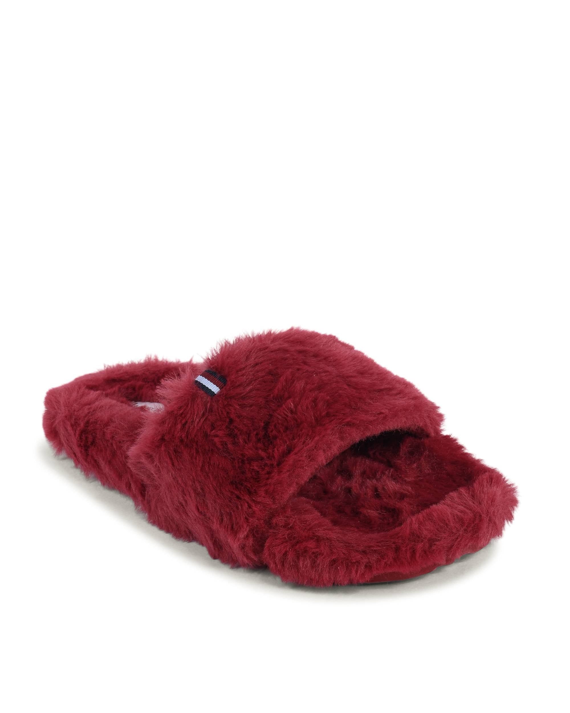 Pantuflas Tommy Hilfiger para mujer, color rojo, FW0FW07663XJS