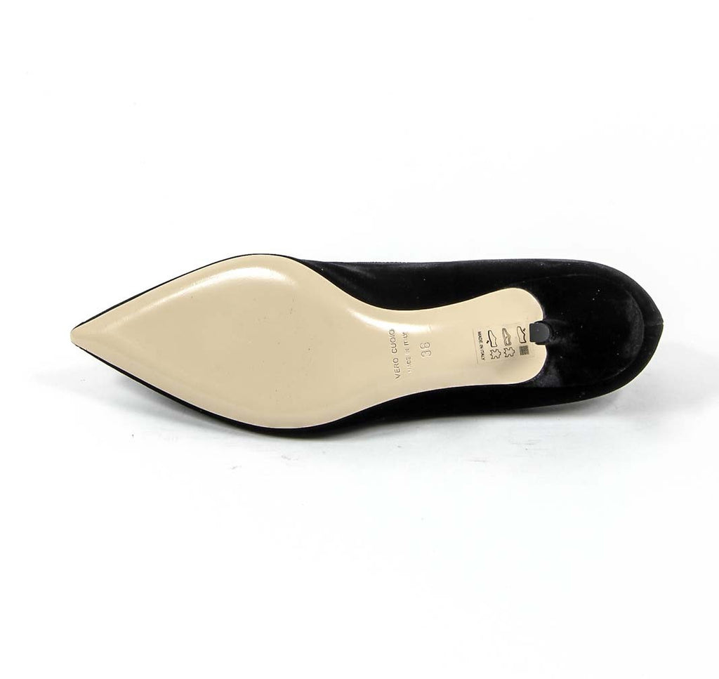Zapatos de salón para mujer V 1969 Italia 3106153 VELLUTO NERO