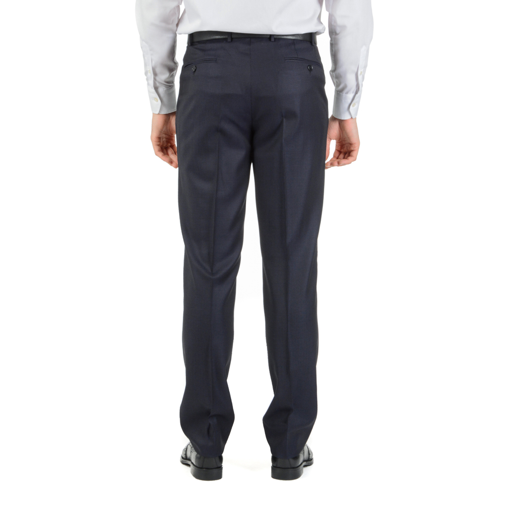 Corneliani Mens Suit Long Sleeves Dark Grey Super 120's