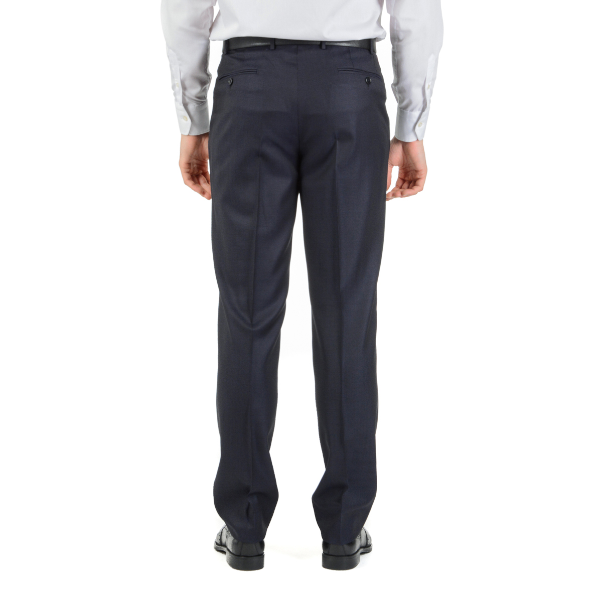 Corneliani Mens Suit Long Sleeves Dark Grey Super 120's