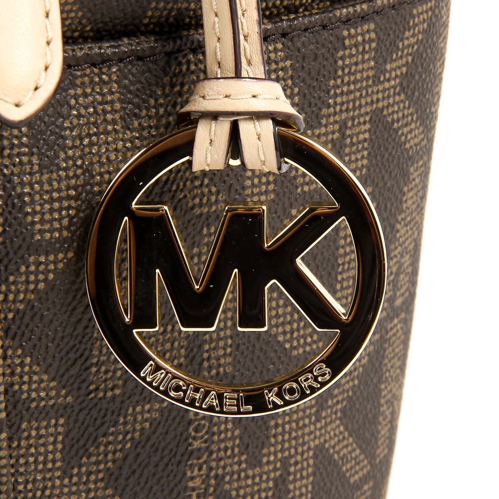 Michael Kors Womens Handbag JET SET ITEM 35T2GTTT8B BROWN