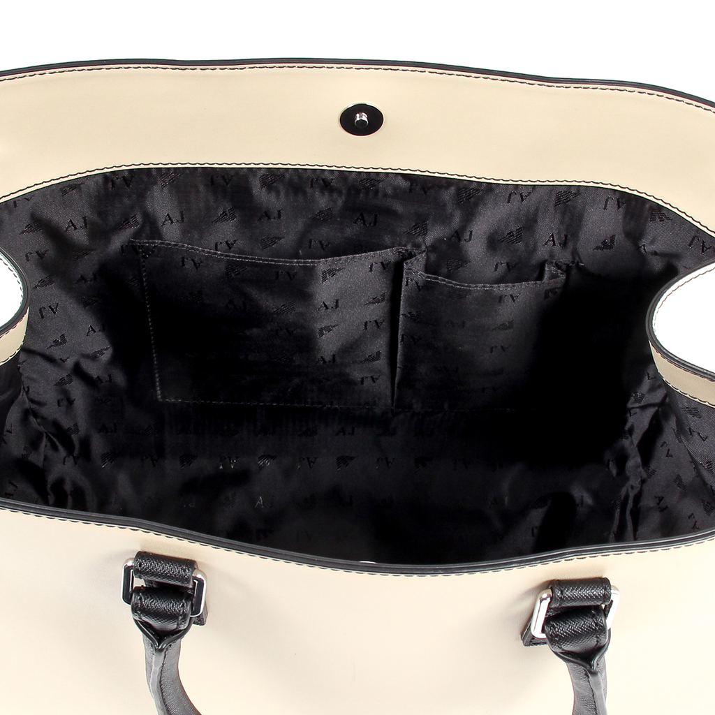 Bolso de mano para mujer Armani Jeans beige 922228 7P758 13155